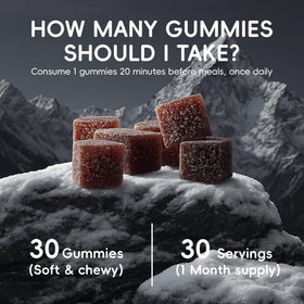 KOVGOCY Alpha Gummies pour Hommes, zoom sur les gommes
