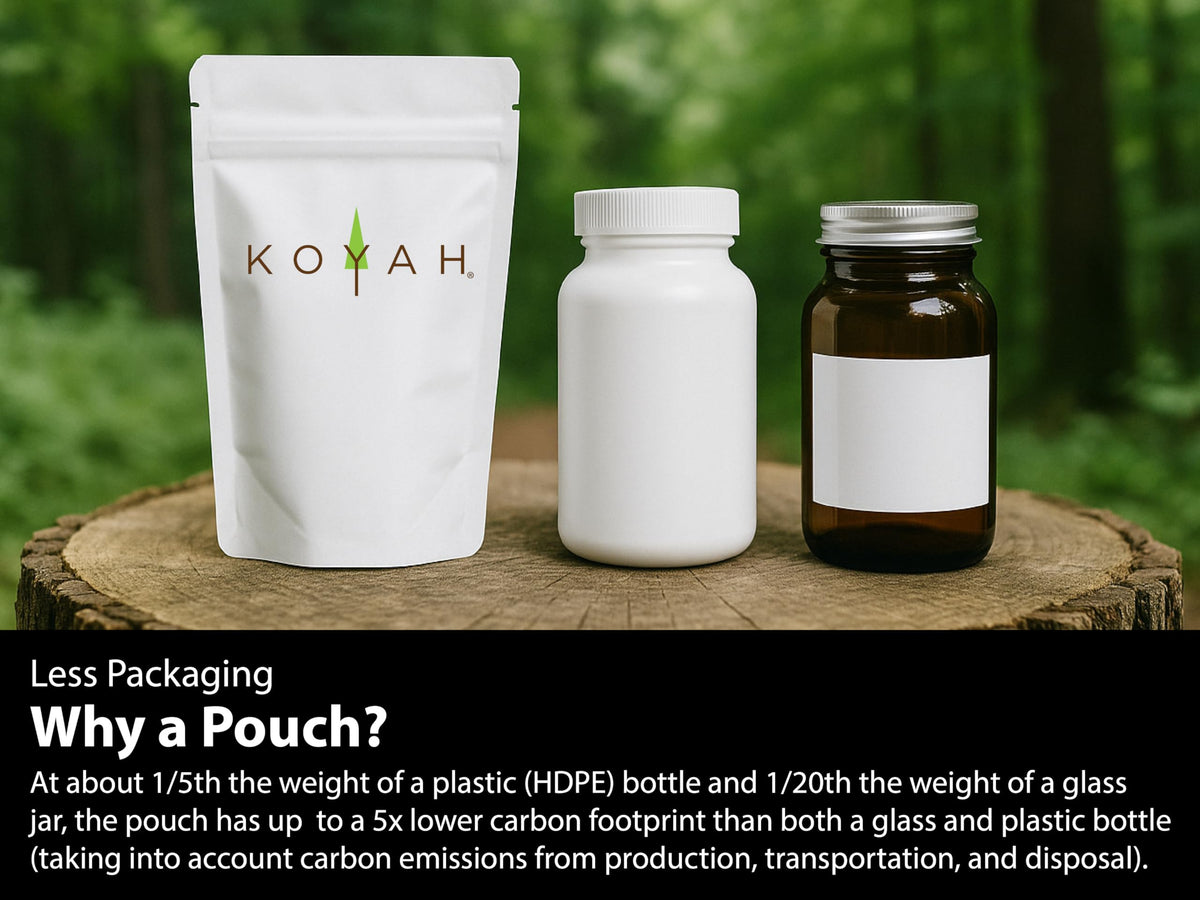 KOYAH Capsules de Céleri Bio, présentation sur une table