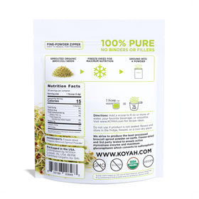 KOYAH Poudre de Germes de Brocoli Bio 132g avec cuillère doseuse