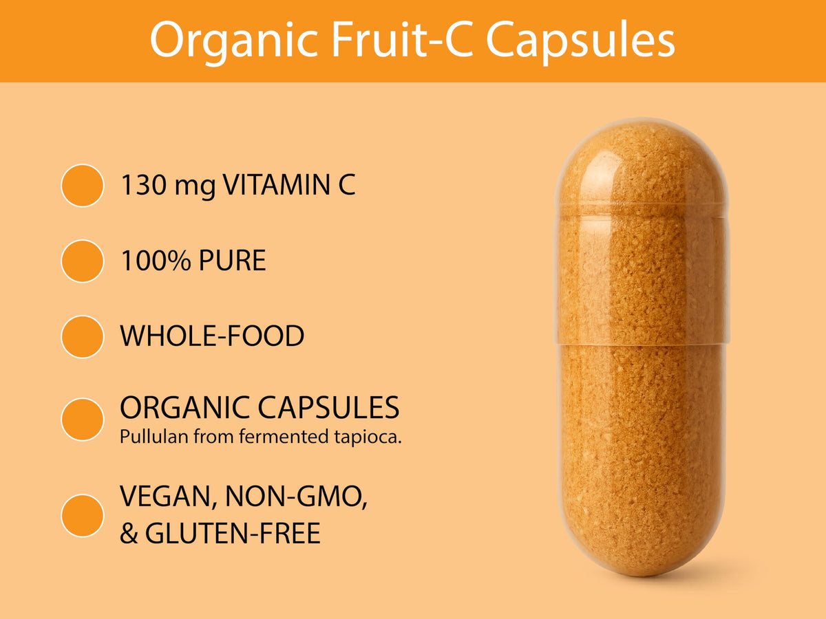 KOYAH Vitamine C 130 mg capsule avec étiquette détaillée