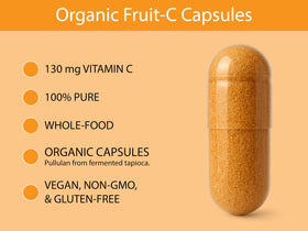 KOYAH Vitamine C 130 mg capsule avec étiquette détaillée