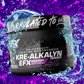 Kre-Alkalyn EFX en poudre sur un plan de travail