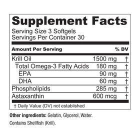 KrillWell, emballage et dosage du complément alimentaire