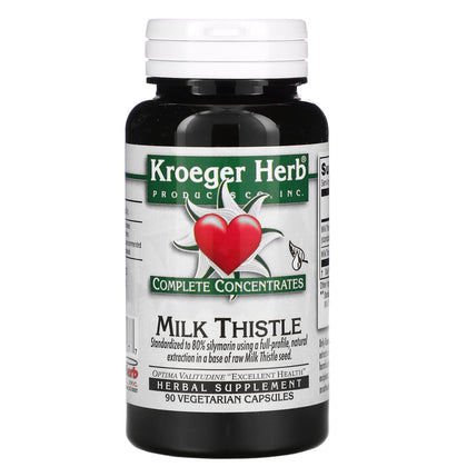 Kroeger Herb Products Chardon-Marie 60 capsules vue de face