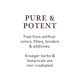 Kroeger Herb Products Chardon-Marie capsules avec ingrédients