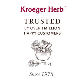 Kroeger Herb Products Chardon-Marie flacon sur fond blanc