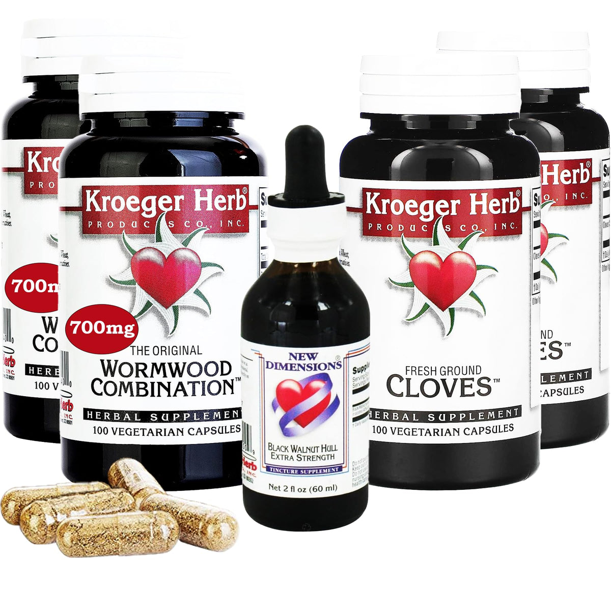 Kroeger Vermoutherbe capsules en bouteille