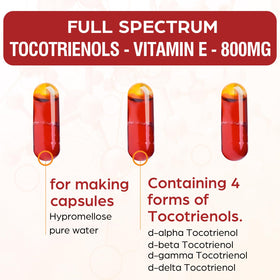 Kroppssund Tocotrienols 800 mg capsules liquides arrière