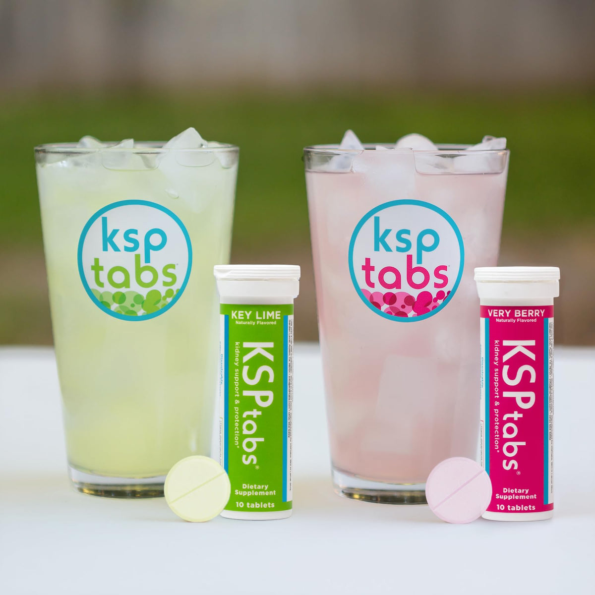 KSPtabs comprimés effervescents en gros plan