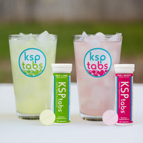 KSPtabs comprimés effervescents en gros plan