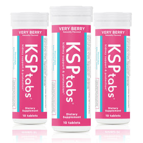 KSPtabs comprimés effervescents vue de face dans leur emballage
