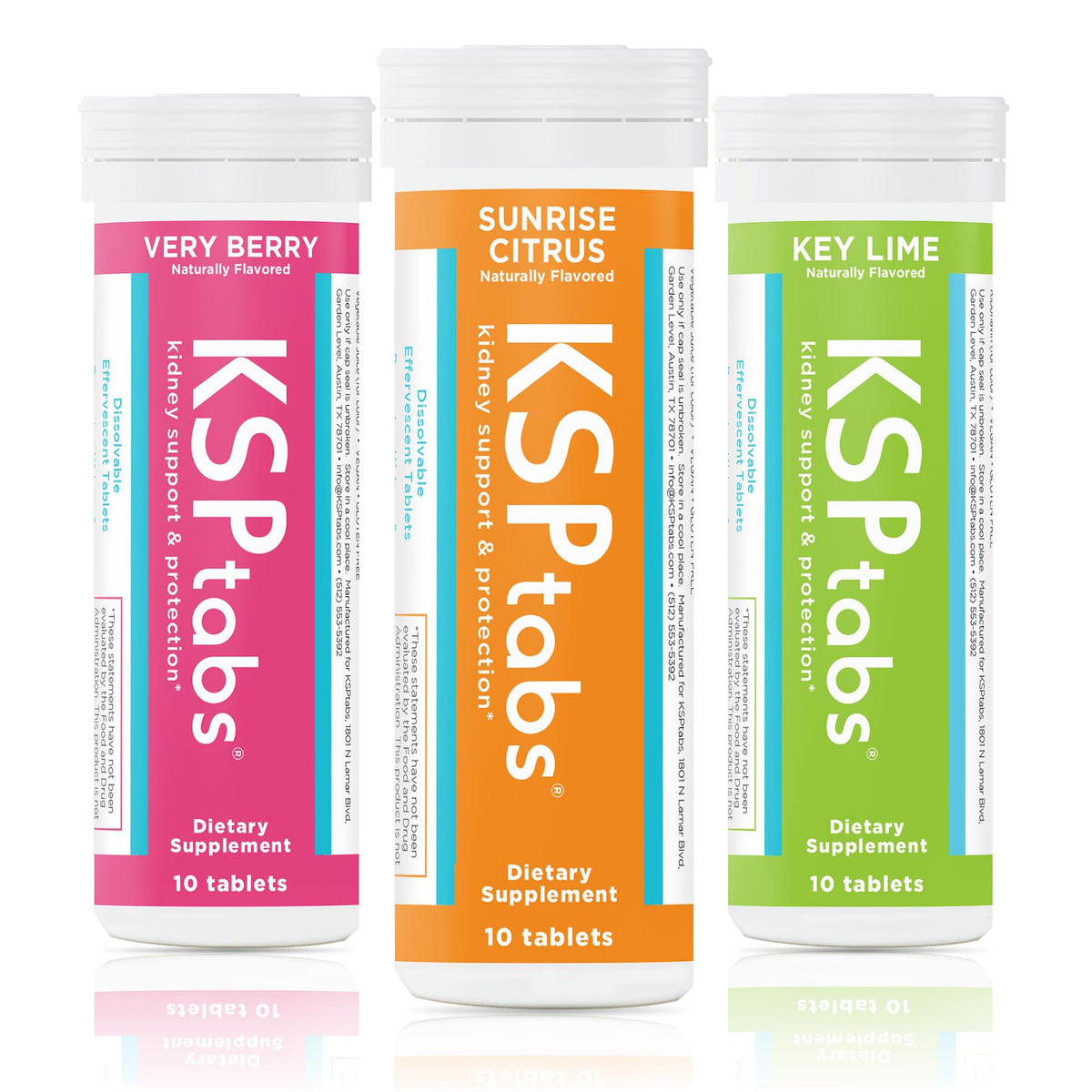 KSPtabs pack de 3 comprimés effervescents saveur berry