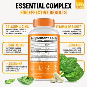 KTD BIOLABS 60 Capsules Compléments Alimentaires pour enfants avec étiquettes