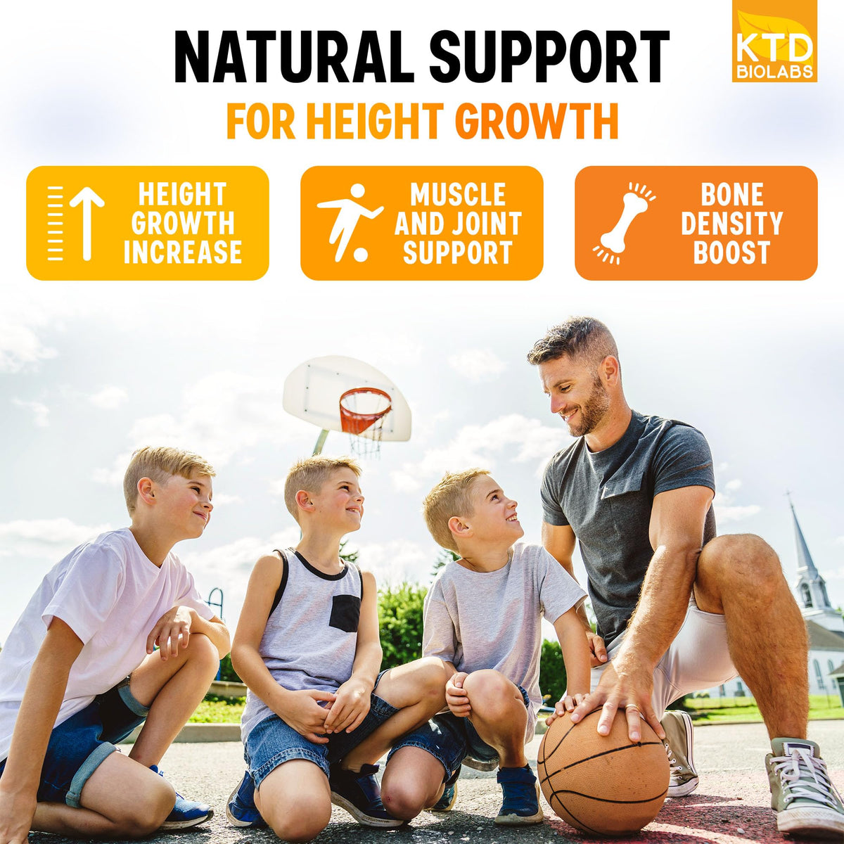 KTD BIOLABS Compléments Alimentaires Croissance Enfants vue de dessus