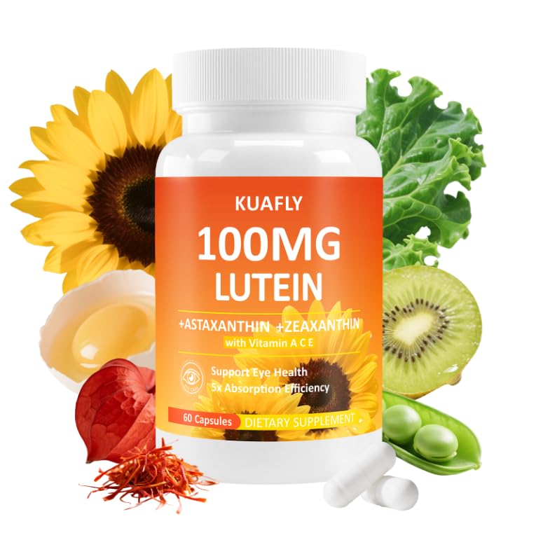 KUAFLY Compléments Alimentaires Luteine et Zeaxanthine 50MG, boîte avant