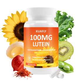 KUAFLY Compléments Alimentaires Luteine et Zeaxanthine 50MG, boîte avant