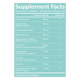 KUAFLY Dihydroberbérine HCl 750mg capsules sur fond blanc