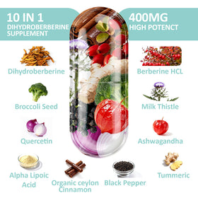KUAFLY Dihydroberbérine HCl 750mg capsules vue de côté