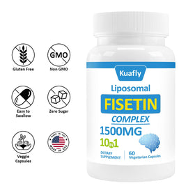 KUAFLY Fisetin 1500 mg ingrédients naturels