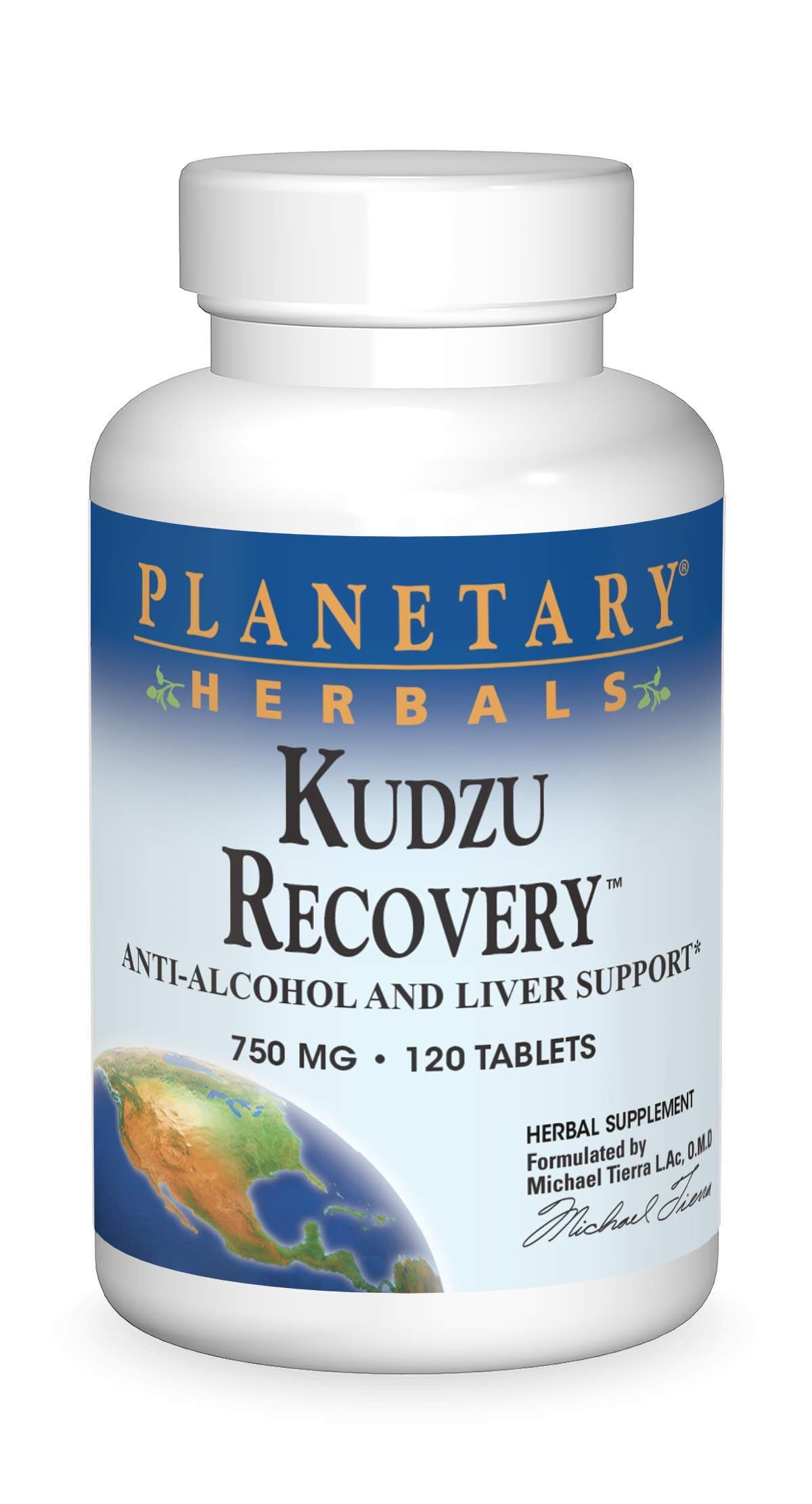 Kudzu use 750 mg Planetary Herbals flacon de 120 comprimés