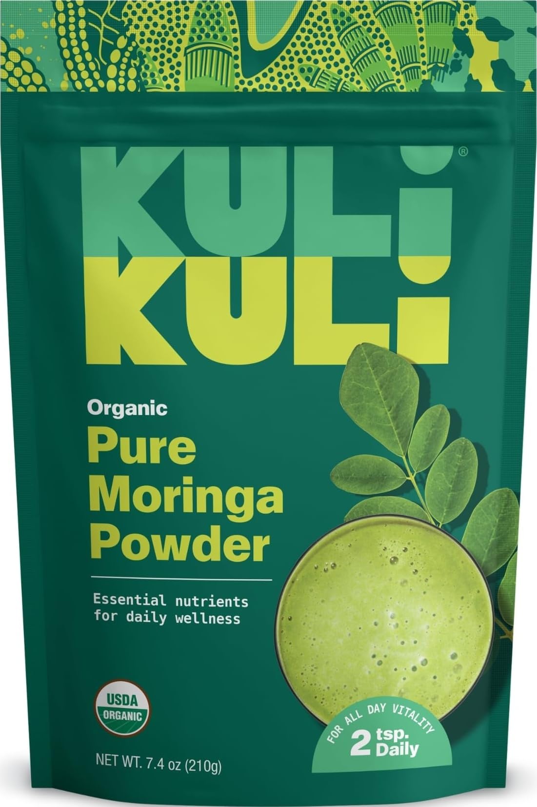 Kuli Kuli Poudre de Moringa Bio 222g vue avant