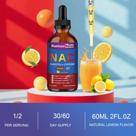 KumuoKeol Complément NAC Liquide 1000mg gouttes avec fruits