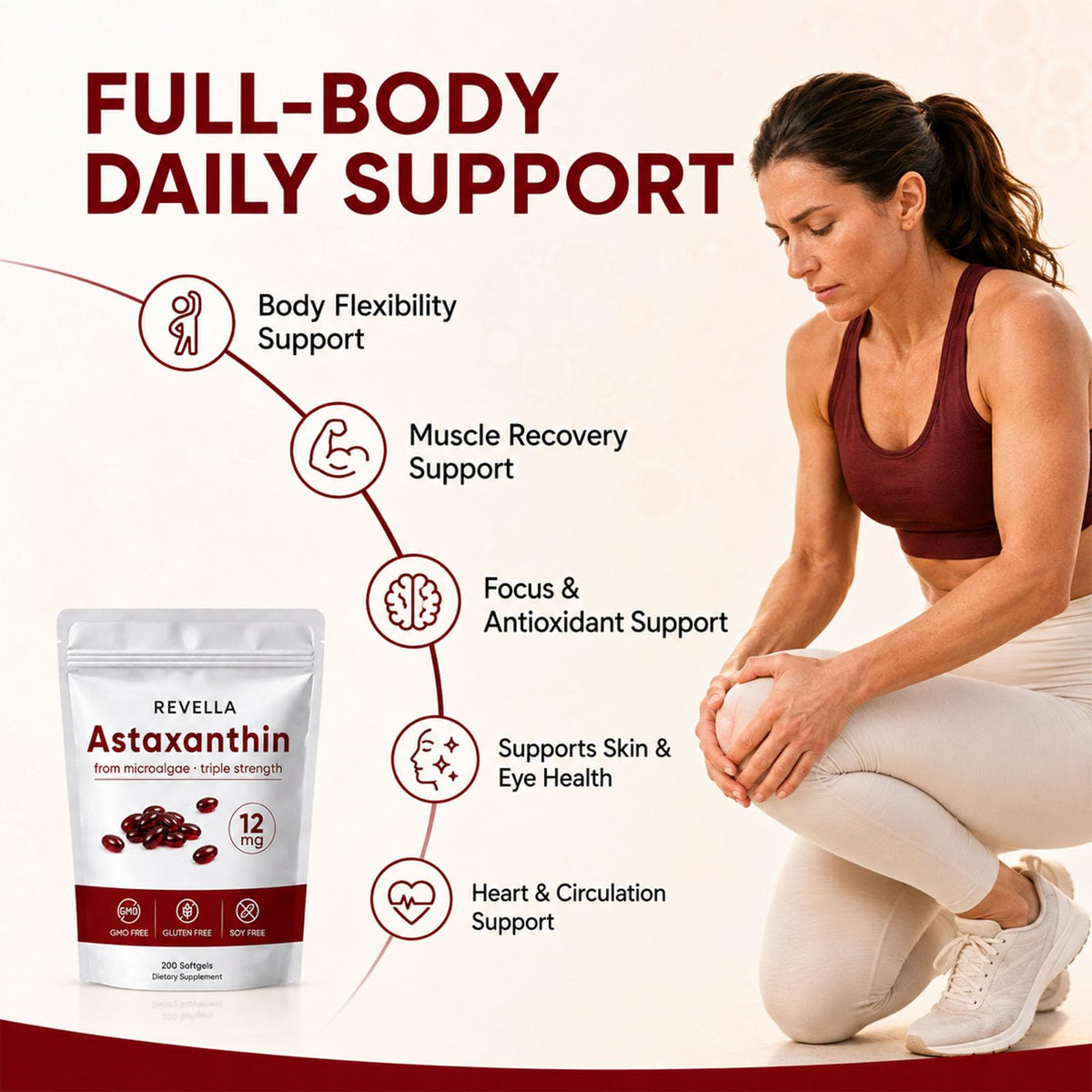 Kunnozz Astaxanthin 200 gélules, emballage