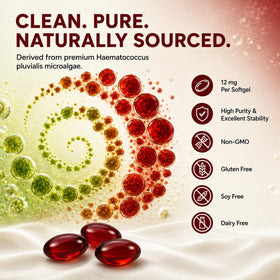 Kunnozz Astaxanthin, gélules sur une table
