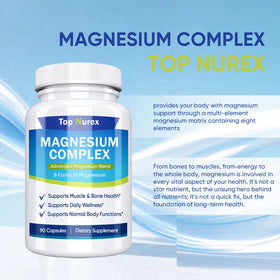 Kunnozz Complexe de Magnésium capsules sur une table