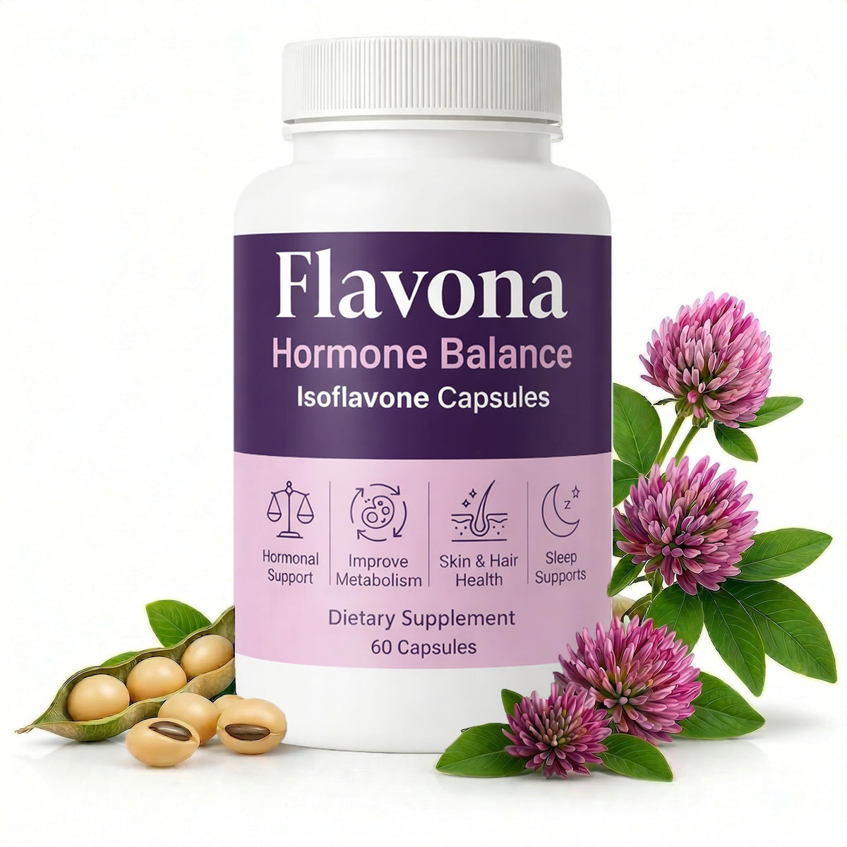Kunnozz Flavona Équilibre Femme 60 capsules, vue avant