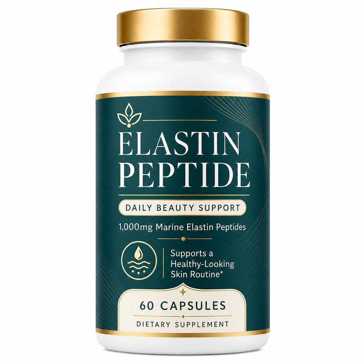 Kuri Nuka Élastine Marine capsules vue de face, flacon 60 unités