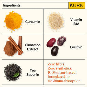Kurk Complément Alimentaire Curcuma avec ingrédients naturels