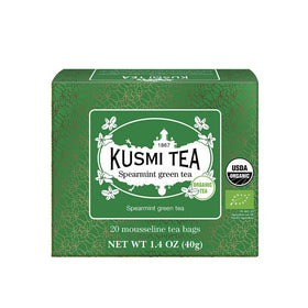 KUSMI TEA Thé Vert à la Menthe 60g vue de face