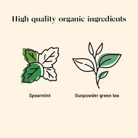 KUSMI TEA Thé Vert à la Menthe sachets bio