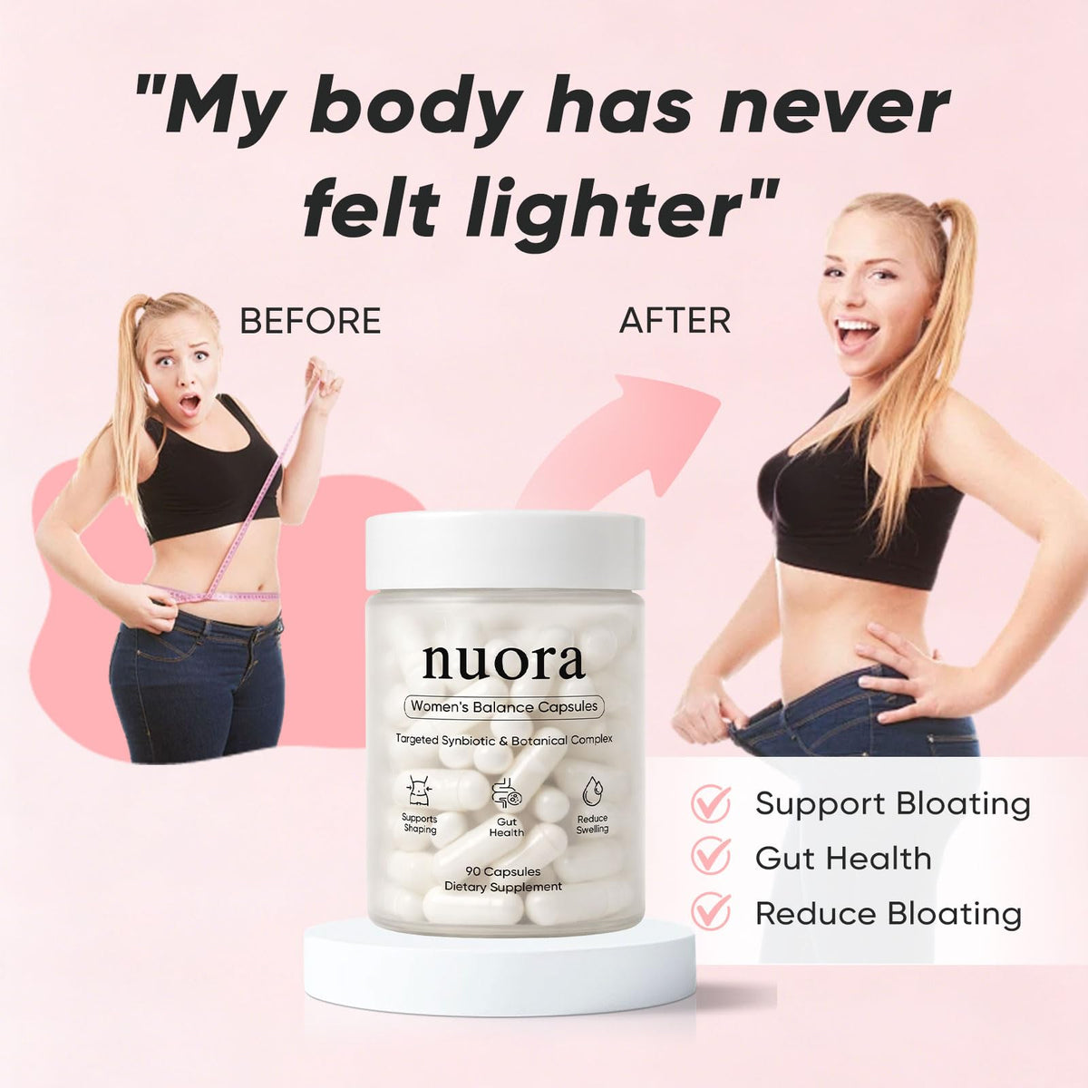 KXVUDE capsules Nuora Santé Intestinale 90 capsules emballage