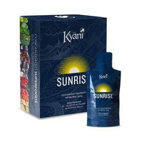 Kyani Sunrise sachet individuel avec informations nutritionnelles