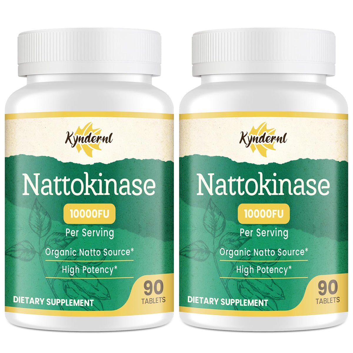 KYNDERNL Nattokinase 10000 FU 180 comprimés vue avant