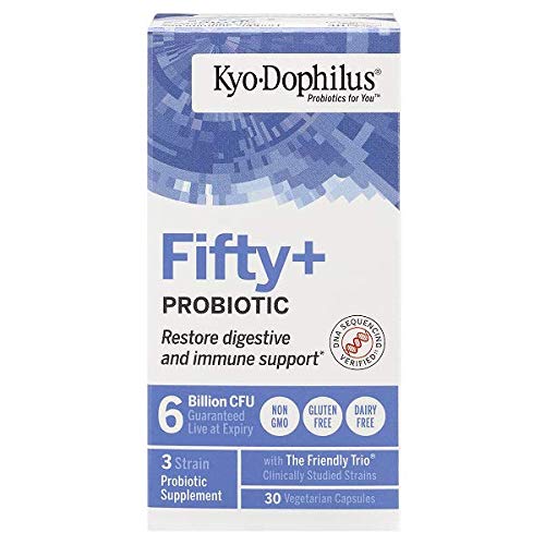 Kyo-Dophilus Fifty+ Probiotique capsule vue de près