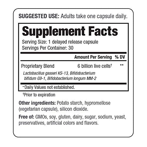 Kyo-Dophilus Fifty+ Probiotique capsules ouvertes