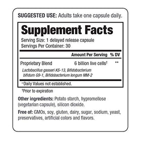 Kyo-Dophilus Fifty+ Probiotique capsules ouvertes