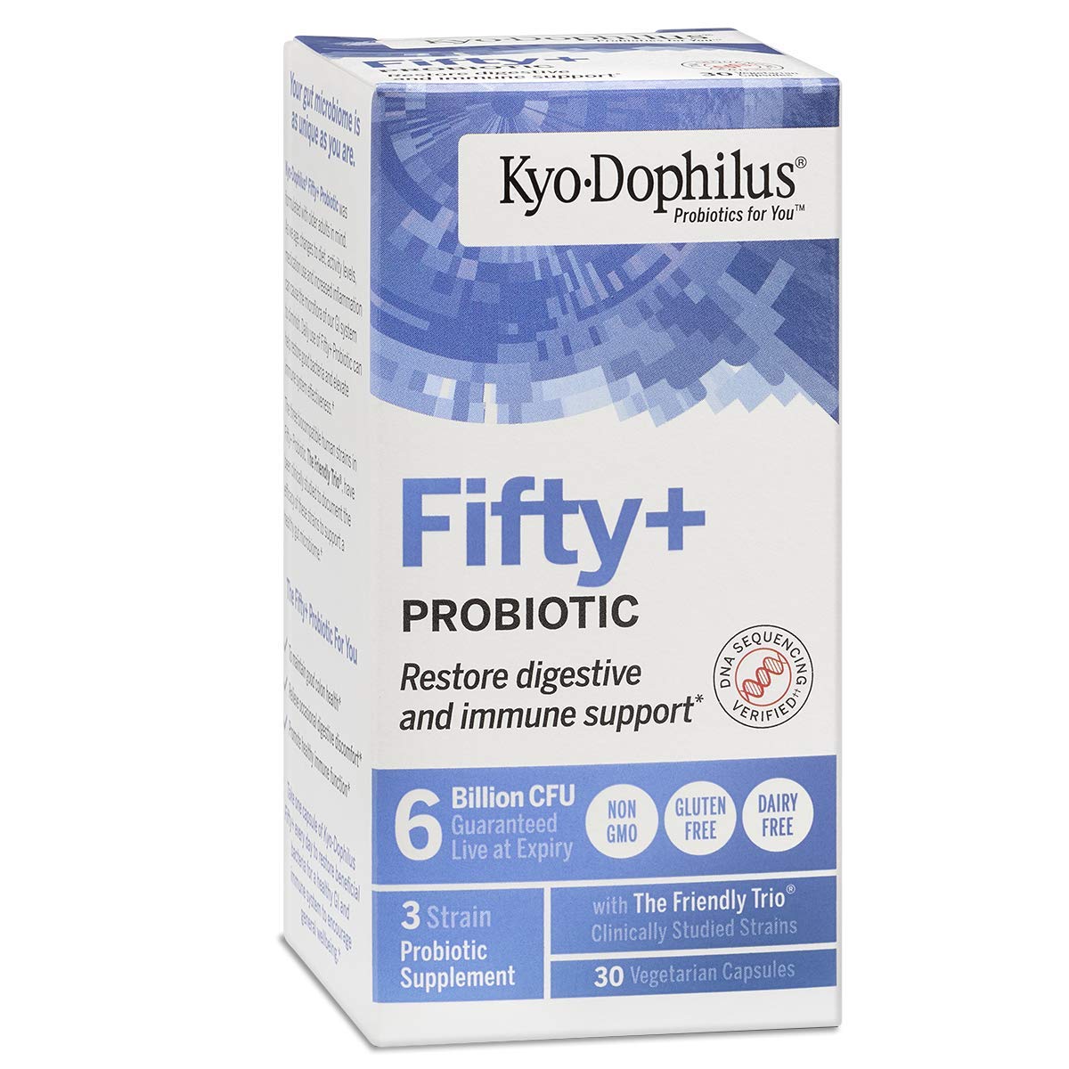 Kyo-Dophilus Fifty+ Probiotique vue de dessus