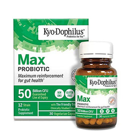 Kyo-Dophilus Probiotic Max côté de l'emballage