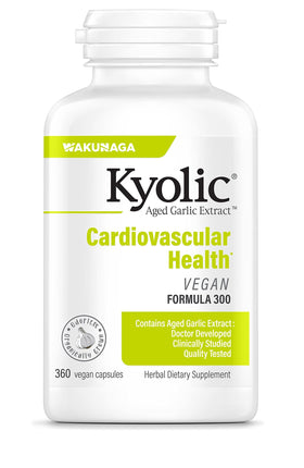 Kyolic Aged Garlic 360 capsules vue de face avec emballage
