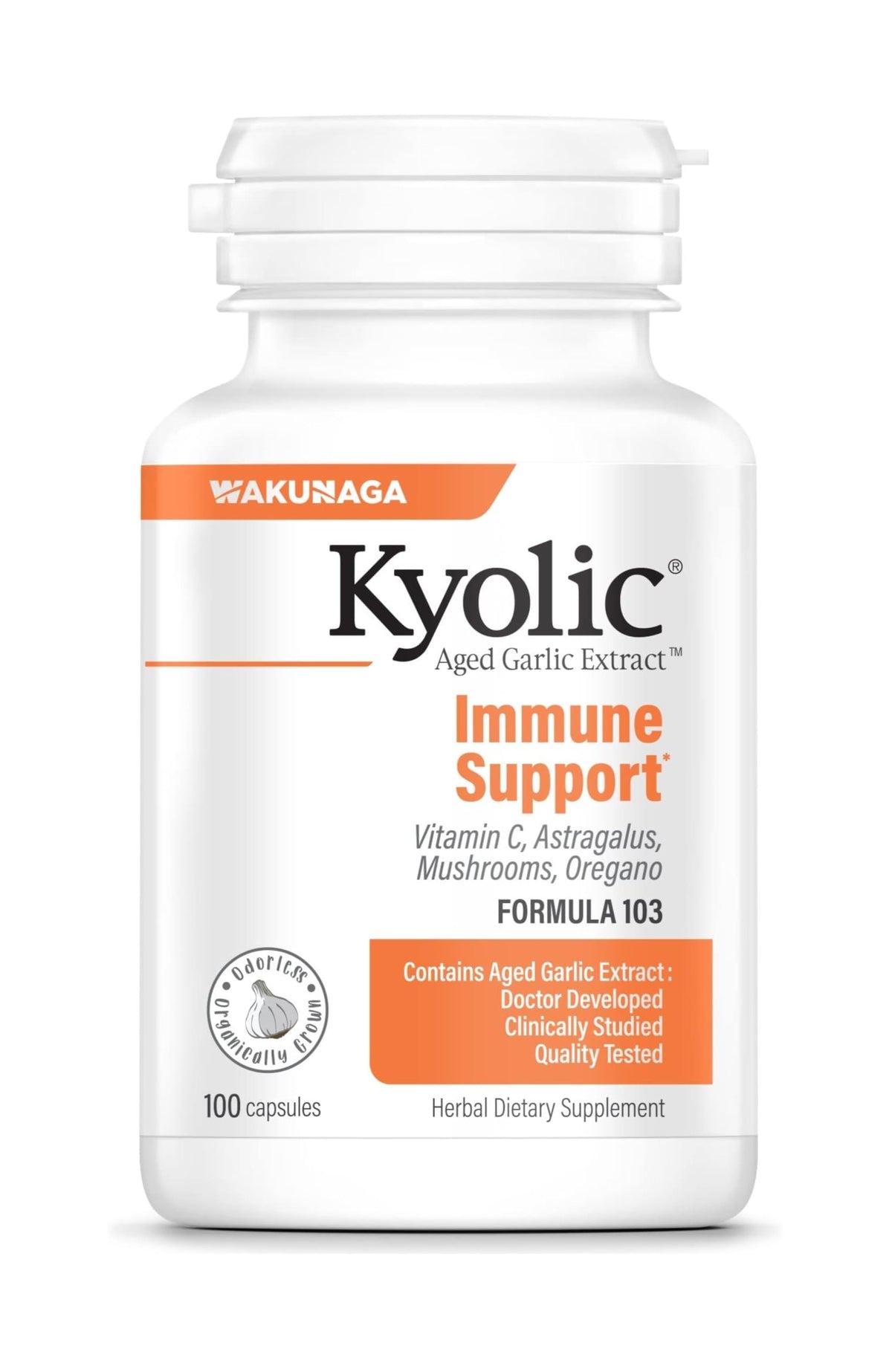 Kyolic Aged Garlic Extract 100 Capsules vue avant