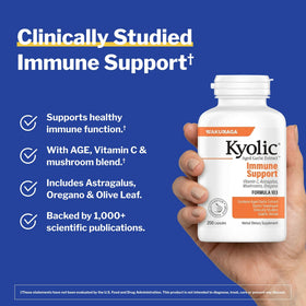 Kyolic Aged Garlic Extract 200 Capsules - vue arrière de l'emballage