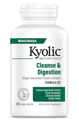 Kyolic Aged Garlic Extract 200 capsules vue de face