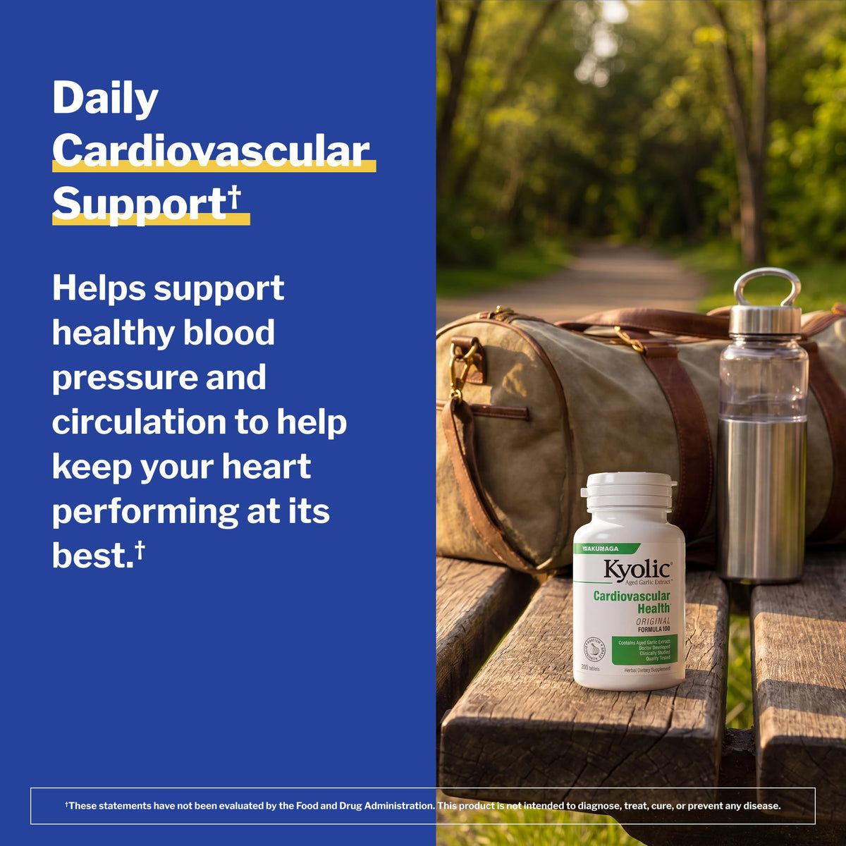 Kyolic Aged Garlic Extract 200 comprimés avec dosage indiqué