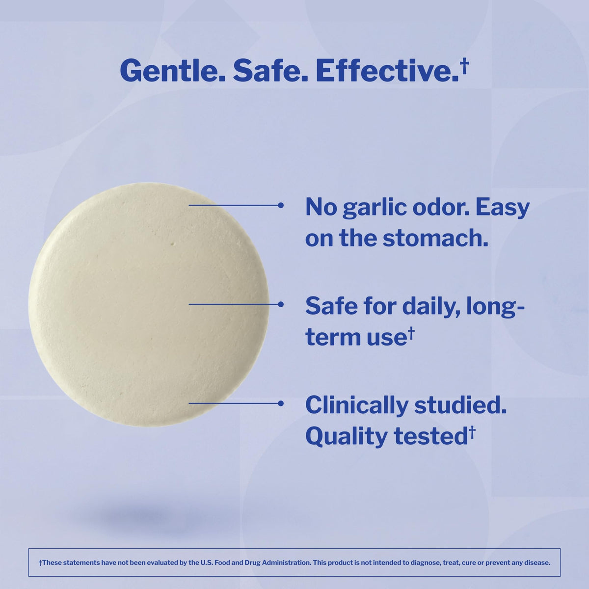 Kyolic Aged Garlic Extract 200 comprimés, vue arrière
