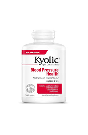 Kyolic Aged Garlic Extract 240 capsules, vue de face
