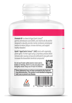 Kyolic Aged Garlic Extract 300 Caps en usage avec verre d'eau